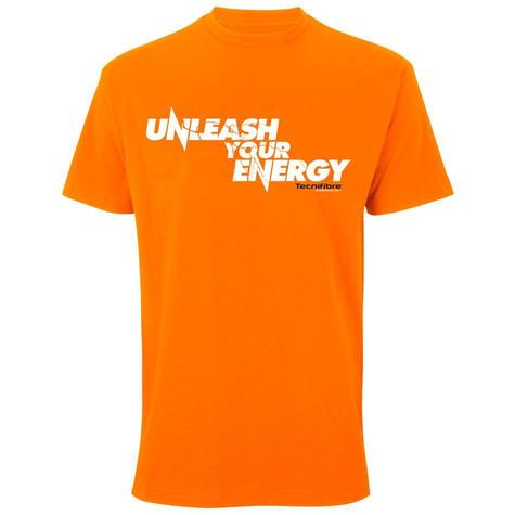 Tecnifibre Unleash Your Energy T-Shirt Orange - main image