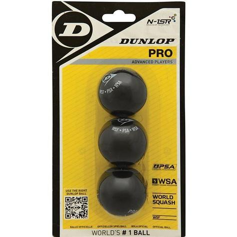 DUNLOP Pro Squash Balls (Double Spot) (Set of 3) - main image