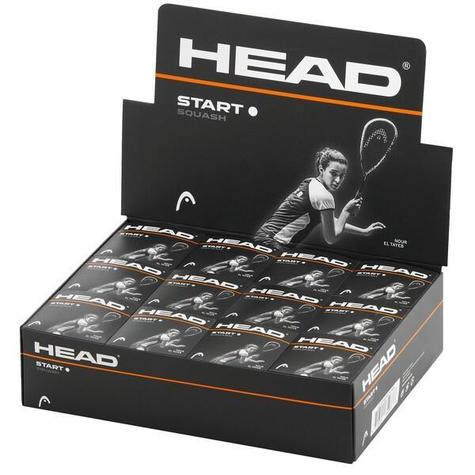 Head Start Squash Balls Single White Dot - 1 Dozen - main image