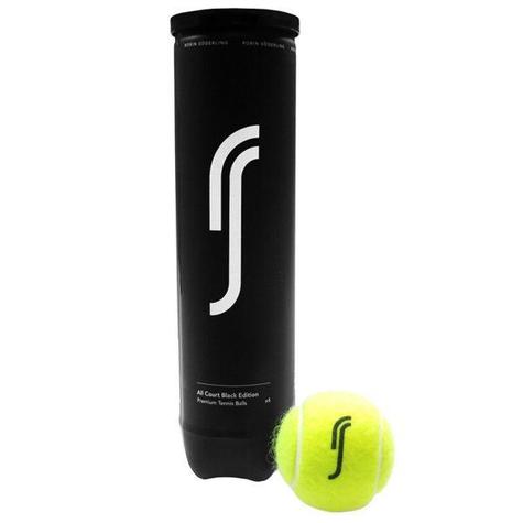 Robin Soldering All Court Tennis Ball (BLACK EDITION) 4 Ball Tube - main image