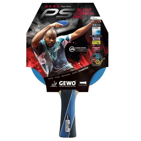 Gewo PS Blast Carbon Pro Bat Off Table Tennis Bat: - main image