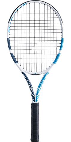 Babolat Evo Drive Tennis Racket - White Blue - main image