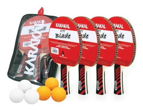 Karakal 4 Bat, 6 Ball Table Tennis Set - main image