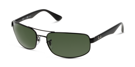 Ray-Ban RB3445 Black Metal Polarized Sunglasses - main image