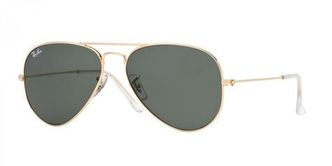 Ray-Ban 0RB3025 Aviator Large Metal Gold Arista Sunglasses - main image