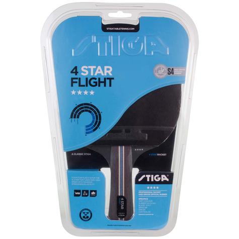STIGA 4 STAR FLIGHT TABLE TENNIS BAT - main image