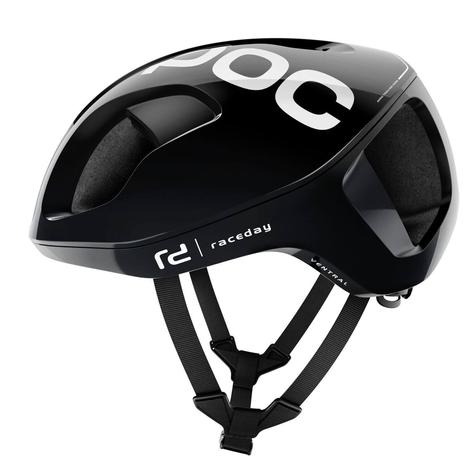 POC Ventral Spin Uranium Raceday Black Cycling Helmet - main image