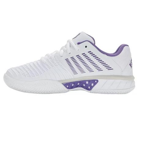 K-Swiss Women's Express Light 3 All Court Tennis Shoes - White Purple - main image