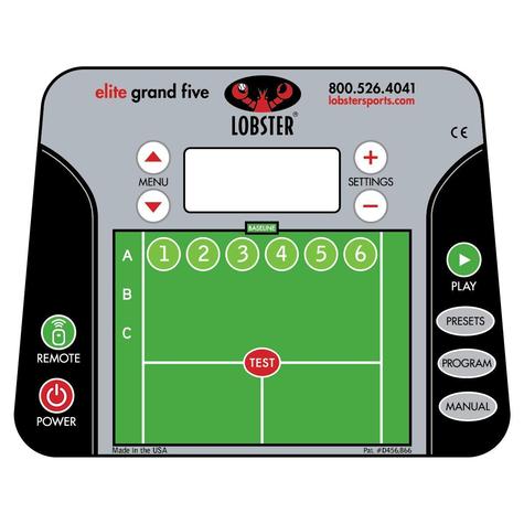 Lobster Elite Grand Five Tennis Ball Machine - main image