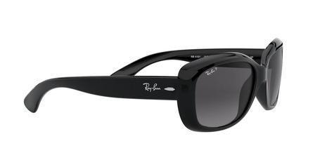 Ray-Ban RB4101 Jackie Ohh Shiny Black Sunglasses Polarised - main image