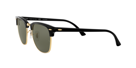 Ray-Ban Clubmaster Ebony Polarized Sunglasses - main image
