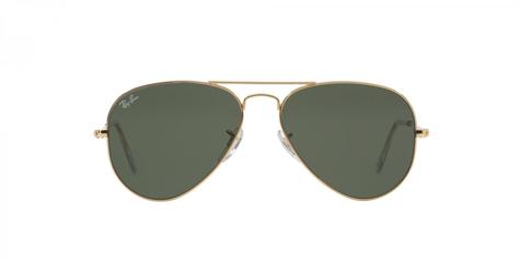 Ray-Ban 0RB3025 Aviator Large Metal Gold Arista Sunglasses - main image