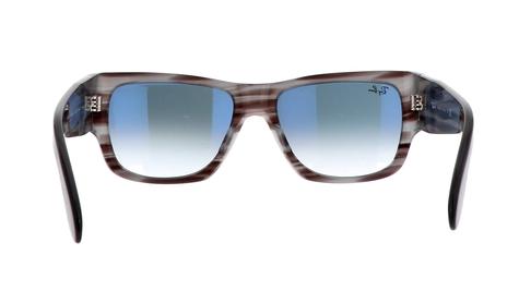 Ray-Ban RB2187 Wayfarer Nomad Striped Grey Sunglasses - main image
