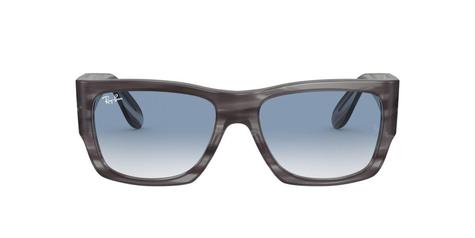 Ray-Ban RB2187 Wayfarer Nomad Striped Grey Sunglasses - main image