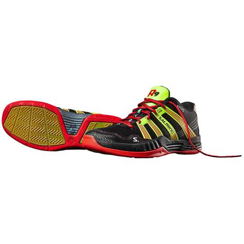 Salming Mens Race R9 MID 2.0 Indoor Court Shoes - Black - main image