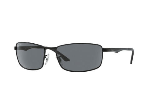 Ray-Ban RB3498 Black Polarised Sunglasses - main image