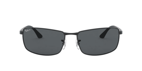 Ray-Ban RB3498 Black Polarised Sunglasses - main image