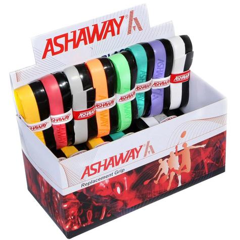 Ashaway SPIRAL BLACK Grips - Box of 24 - main image