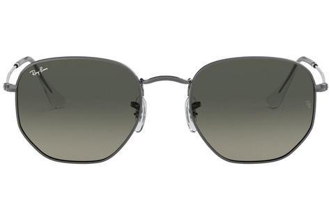Ray-Ban Hexagonal RB3548N Gold/Blue Grey Sunglasses - main image