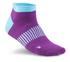 Salming Womens Ankle Sock 3-pack - Lime/Purple Mixed