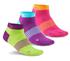 Salming Womens Ankle Sock 3-pack - Lime/Purple Mixed