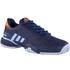 Adidas Kids Barricade XJ Tennis Shoes - Blue/Orange