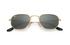 Ray-Ban Hexagonal Flat Gold Arista Sunglasses