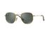 Ray-Ban Hexagonal Flat Gold Arista Sunglasses