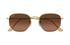 Ray-Ban RB3548N Hexagonal Flat Gold Brown Sunglasses - thumbnail image 6