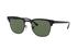 Ray-Ban Clubmaster Metal RB3716 Black Polarised Sunglasses - thumbnail image 1