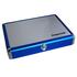 Table Tennis Case: Imperial Aluminium Blue Silver Bat Case - thumbnail image 1