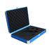 Table Tennis Case: Imperial Aluminium Blue Silver Bat Case