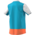 Adidas Boys Melbourne Tee - Samba Blue/Glow Orange - thumbnail image 2