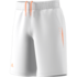Adidas Boys Barricade Short - White/Glow Orange