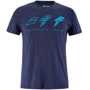 Babolat Mens Drive Crew Neck Tee - Drive Blue