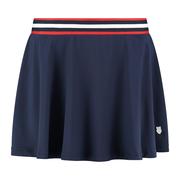 K-Swiss Heritage Sport Pleat Skirt Women - Navy