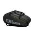 Wilson Tour 15 Racket Bag - Black/Grey - thumbnail image 2