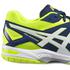 Asics Gel Hunter Shoes Poseidon/White/Safety Yellow