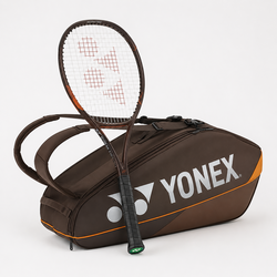 Yonex Ezone 100 v8 Espresso Tennis Racket Bundle - [Frame Only]
