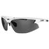 Bliz Motion White / Smoke Silver Mirror Sunglasses