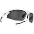 Bliz Motion White / Smoke Silver Mirror Sunglasses