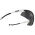 Bliz Motion White / Smoke Silver Mirror Sunglasses