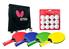 Butterfly Premium Set (4 Player) - 4 x Outdoor Bats, 12 x Balls & Table Cover (130002OD)