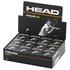 HEAD PRIME DOUBLE YELLOW DOT SQUASH BALLS (DOZEN)