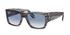 Ray-Ban RB2187 Wayfarer Nomad Striped Grey Sunglasses - thumbnail image 1