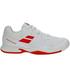 Babolat Pulsion Junior All Court Tennis Shoes (White-Red) - thumbnail image 1