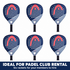 HEAD Vibe 2025 Padel Racket - Six-Racket Club Rental Pack - thumbnail image 1