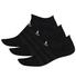 adidas Cushioned Low Cut Socks 3 Pack - Black