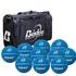 Baden 10 Ball Game Day Bag plus 10 x Baden Zone Blue Size 7 balls - thumbnail image 1