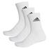 adidas Cushioned Crew White Socks 3 Pairs